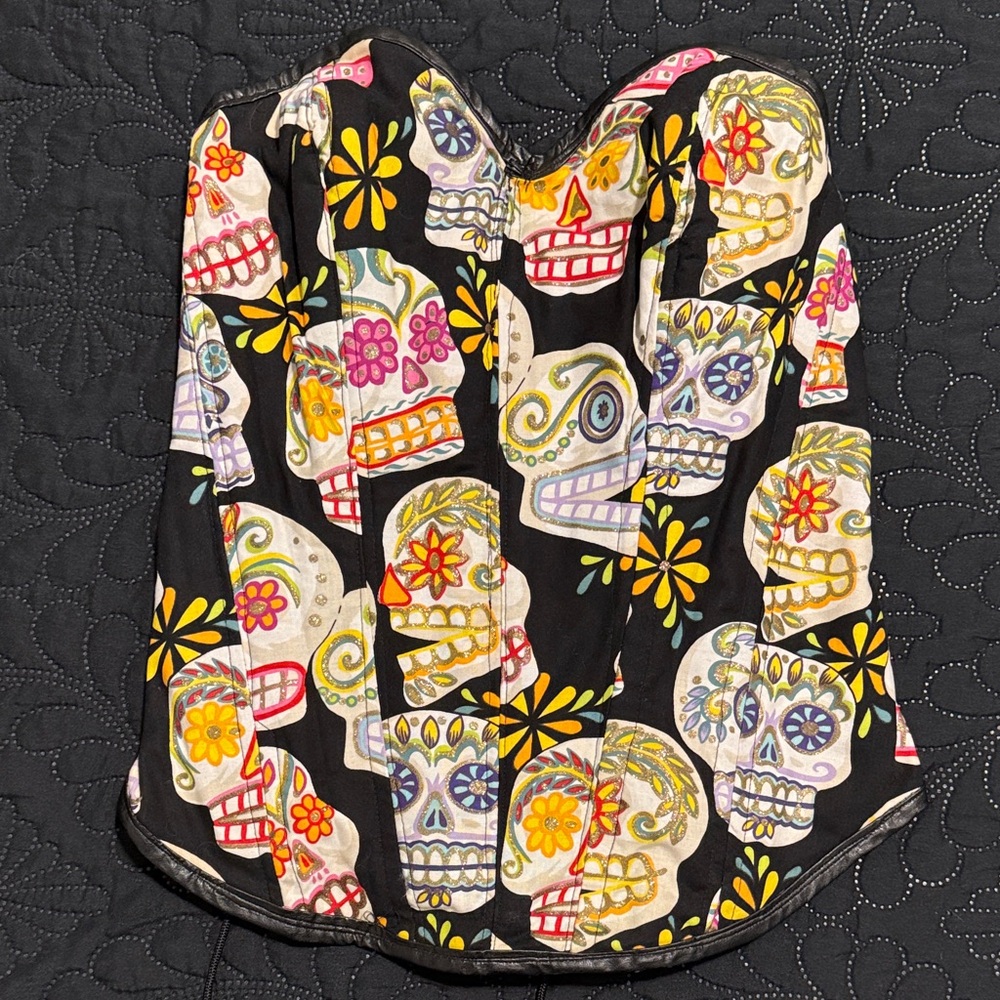 Sugar skull Fashion corset